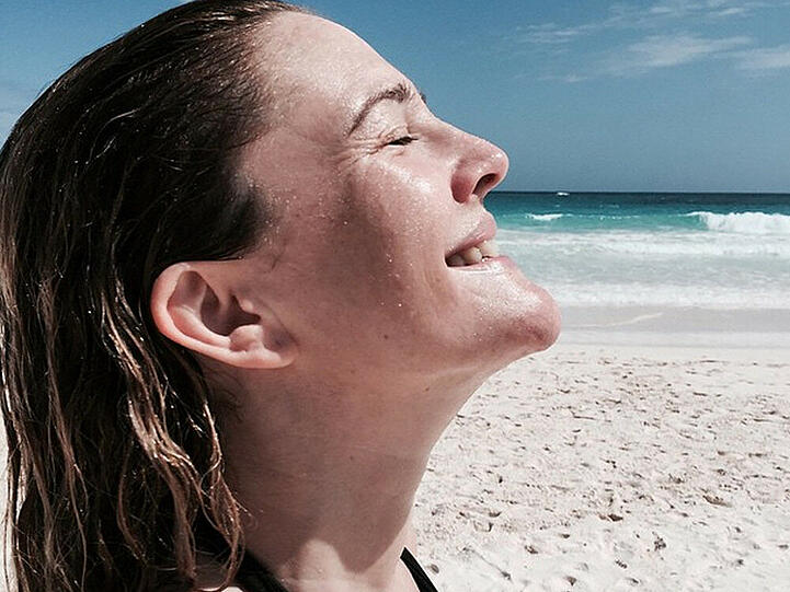 Diesen Schnappschuss postete Drew Barrymore an ihrem 40. Geburtstag auf Instagram
