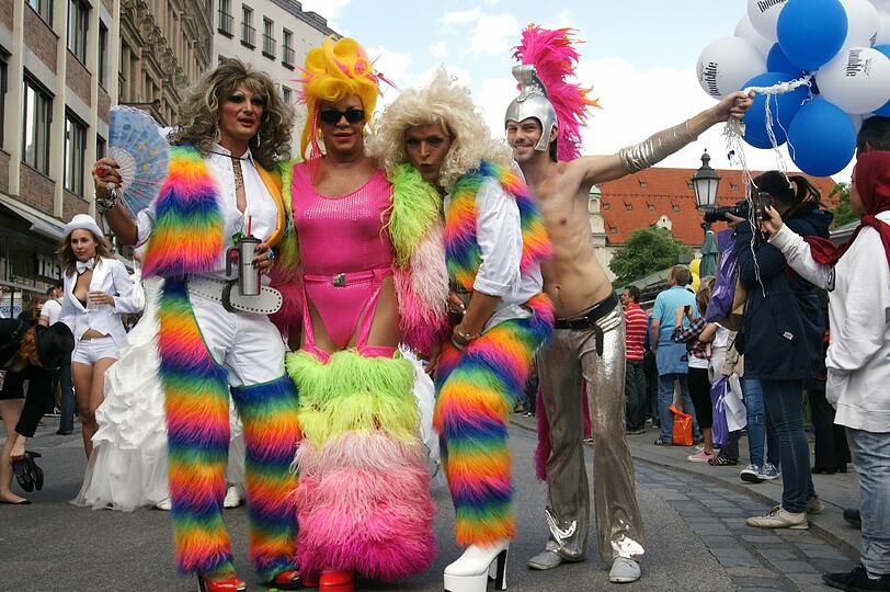 Sehen Sie hier die besten Bilder vom CSD in München.