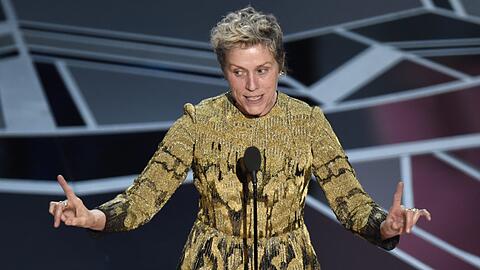 Frances McDormand bei ihrer Dankesrede bei den 90. Oscars