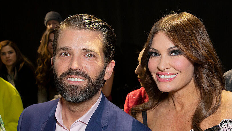 Donald Trump Jr. und Kimberly Guilfoyle bei einem Auftritt in New York Donald Trump Jr. und Kimberly Guilfoyle bei einem Auftritt in New York