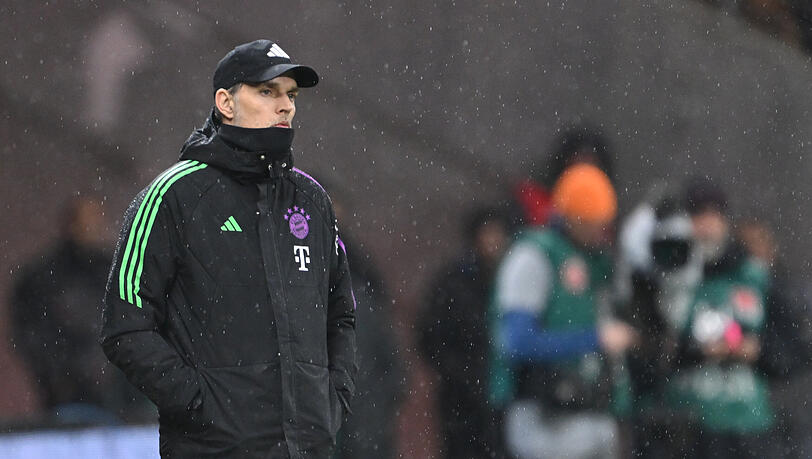 Thomas Tuchel beim 1:5 der Bayern in Frankfurt am Spielfeldrand