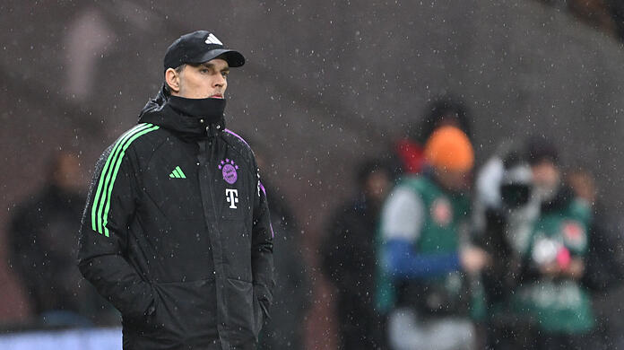 Thomas Tuchel beim 1:5 der Bayern in Frankfurt am Spielfeldrand