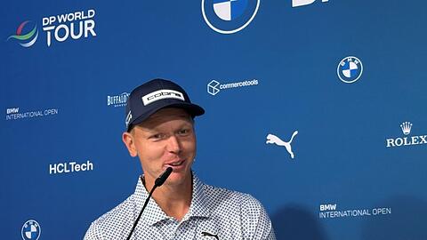 Golf-Profi Schmid will um den Turniersieg mitspielen.