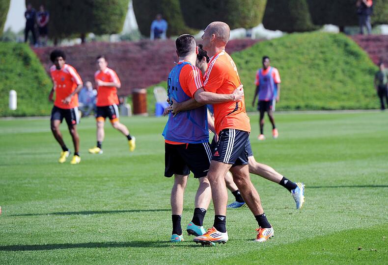 Die Bayern im Trainingslager in Doha, Tag 2.