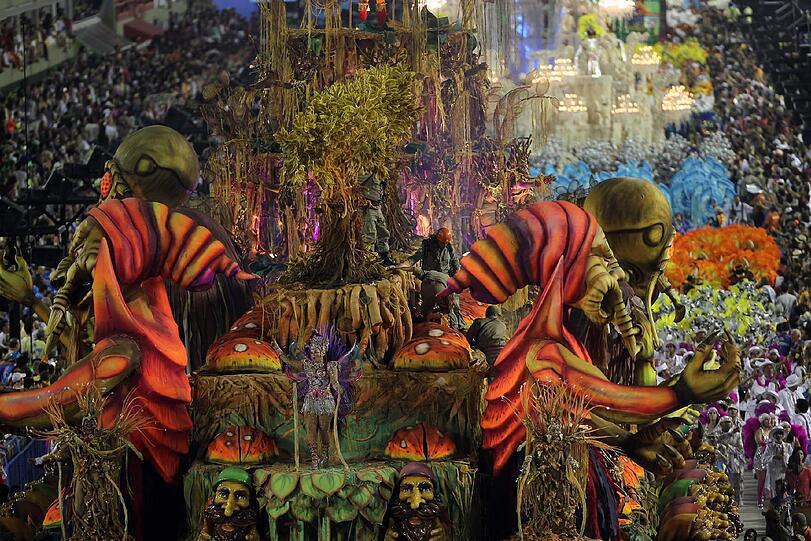 Eine Stadt im Ausnahmezustand: Die heißen Bilder vom bunten Karnevalstreiben in Rio de Janeiro.