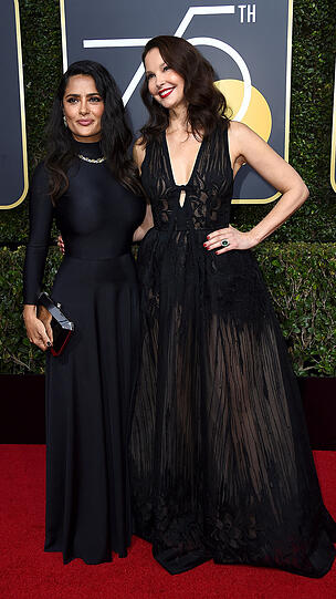 Salma Hayek (l) und Ashley Judd.