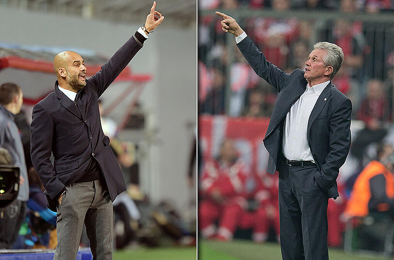 Mehr Defensive, weniger Risiko: Ballbesitz-Verfechter Pep Guardiola hat sein System verändert. Wie Jupp Heynckes: Der ließ in der Abwehr gern Beton anrühren und gewann damit 2013 das Triple.