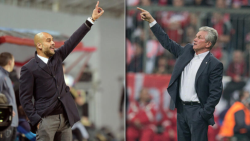 Mehr Defensive, weniger Risiko: Ballbesitz-Verfechter Pep Guardiola hat sein System verändert. Wie Jupp Heynckes: Der ließ in der Abwehr gern Beton anrühren und gewann damit 2013 das Triple. Mehr Defensive, weniger Risiko: Ballbesitz-Verfechter Pep Guardiola hat sein System verändert. Wie Jupp Heynckes: Der ließ in der Abwehr gern Beton anrühren und gewann damit 2013 das Triple.