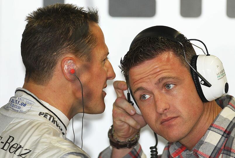 Die Brüder Michael und Ralf Schumacher