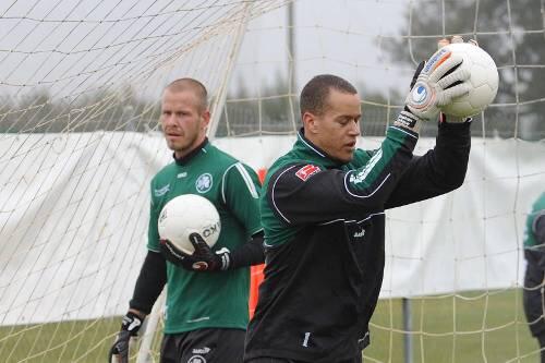 Der Kampf um die Nummer eins ist neu entbrannt: Sascha Kirschstein (l.) und Stephan Loboué.