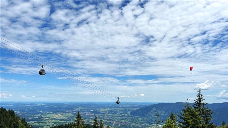 Traumblicke aus dem S&uuml;den &uuml;ber den Tegernsee: Die Wallbergbahn.