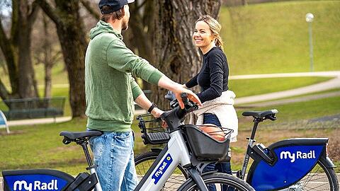 MyRadl hat im MVV-Gebiet einen fulminanten Start hingelegt.