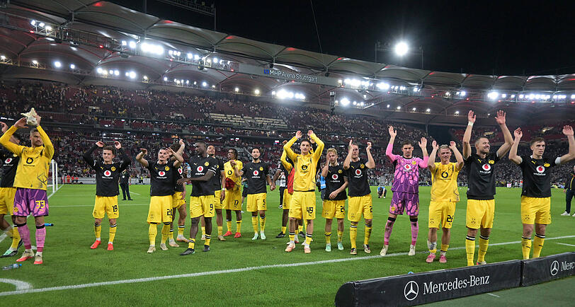 Nach dem 1:0 in Stuttgart ist Dortmund Tabellenführer. Nach dem 1:0 in Stuttgart ist Dortmund Tabellenführer.