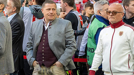 Sportvorstand Max Eberl (li.) geriet intern in die Kritik.