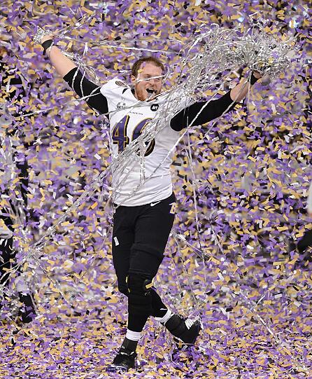 Die Footballer der Baltimore Ravens haben in New Orleans den Super Bowl gewonnen - und feiern ihren Sieg ausgiebig.