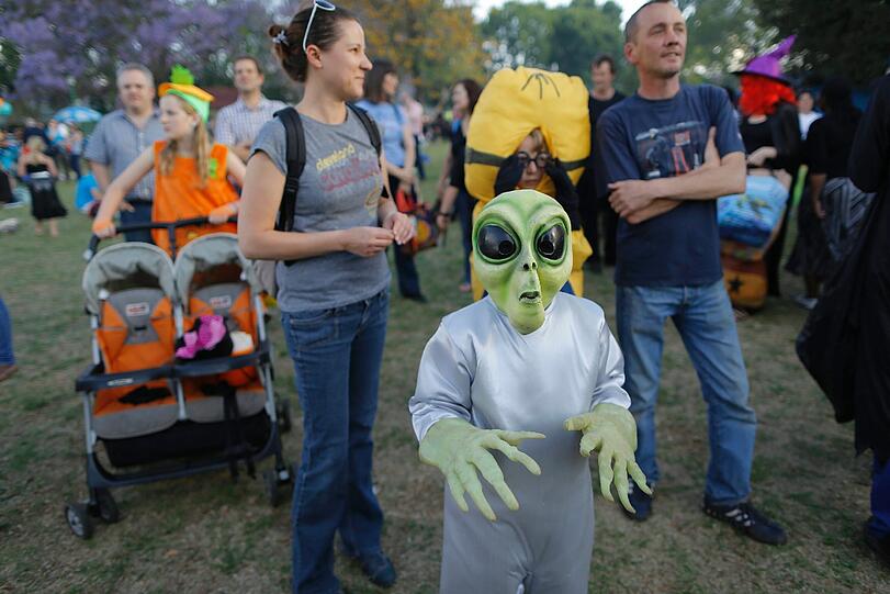 Weltweit feierten die Menschen Halloween. Wir zeigen die Gruseligsten Bilder!