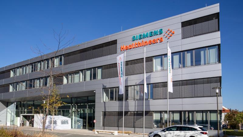 Das Hauptquartier von Siemens Healthineers. Foto: Daniel Karmann/Archivbild Das Hauptquartier von Siemens Healthineers. Foto: Daniel Karmann/Archivbild