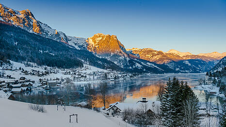 Ein Nebelfrei-Versprechen: Das gibt im Januar das Mondi-Resort am Grundlsee.