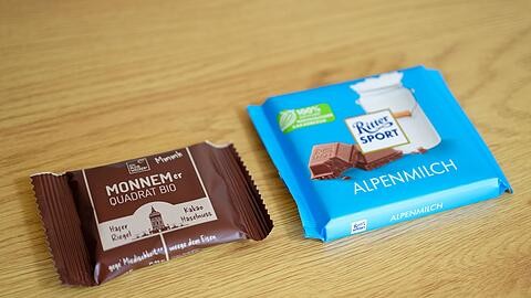 Ritter Sport sieht durch den Haferriegel "Monnemer Quadrat Bio" nach eigenen Angaben seine Marke bedroht. (Archivbild)