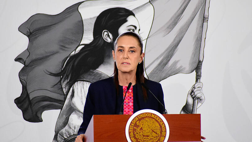 Mexikos Pr&auml;sidentin Claudia Sheinbaum.