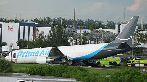 Unfall am Flughafen Miami.