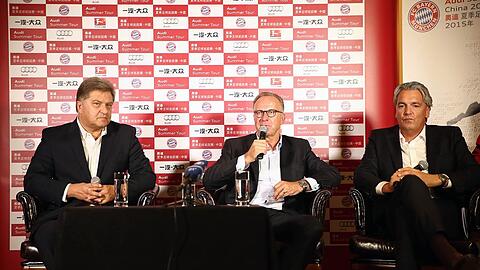 Hier bestätigte Karl-Heinz Rummenigge den Wechsel von Arturo Vidal zum FC Bayern.