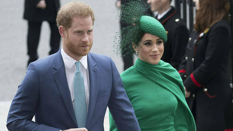 Prinz Harry und Herzogin Meghan bei ihrem letzten offiziellen Termin als Royals.