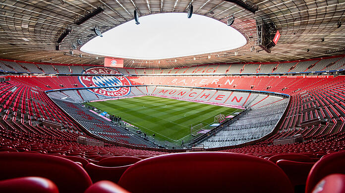 Das Stadion des FC Bayern München: die Allianz Arena.