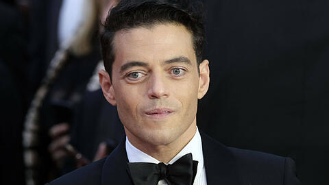 Rami Malek bei der Weltpremiere des Bond-Streifen "Keine Zeit zu sterben" in London.