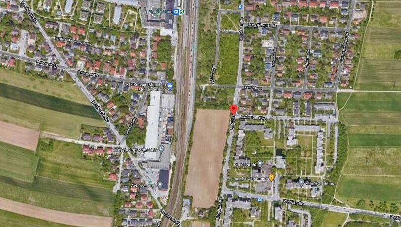 Entlang der Ratoldstraße und den Bahngleisen (Bildmitte) soll das neue Wohnquartier entstehen. Entlang der Ratoldstraße und den Bahngleisen (Bildmitte) soll das neue Wohnquartier entstehen.
