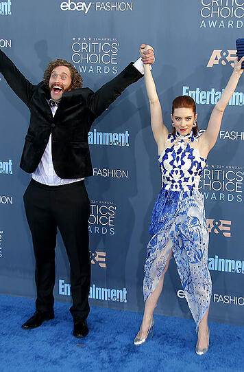 T.J. Miller und seine Ehefrau Kate Gorney
