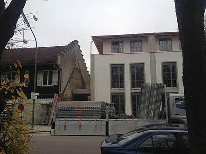 Und fast fertig im November 2013.
