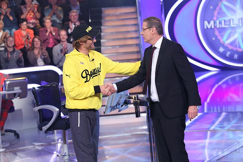 "Wer wird Millionär" bei Jauch mit Waldemar Hartmann: Die Bilder vom Promi-Special