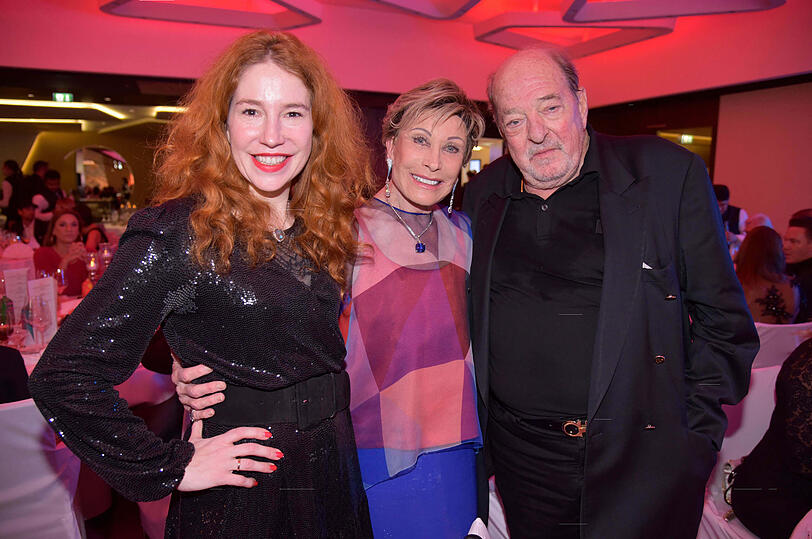 Laura Siegel, Dr. Antje-Katrin Kühnemann und Ralph Siegel