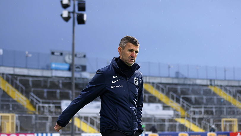 Trainer des TSV 1860: Michael Köllner. Trainer des TSV 1860: Michael Köllner.