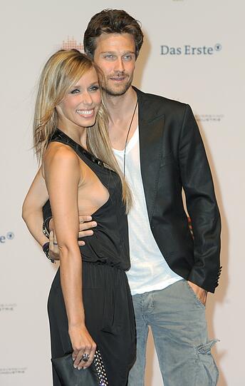 Barbie und Ken des deutschen Fernsehens - Wayne Carpendale mit Freundin Annemarie Warnkross.