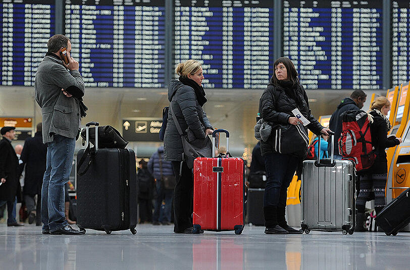 Die Streiks an anderen Flughäfen Deutschlands sorgen auch in München für Flugausfälle.