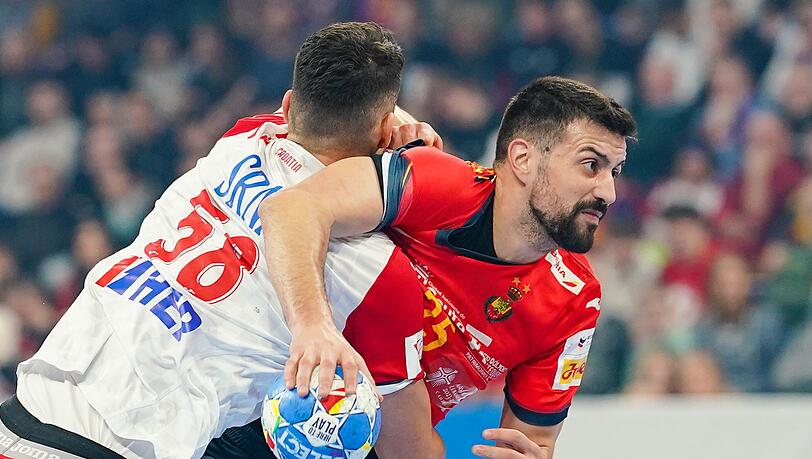 Die Spanier um Agustin Casado Marcelo (r) mussten sich Kroatien deutlich geschlagen geben.