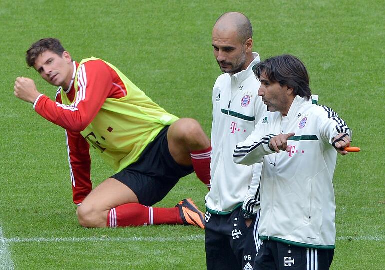 Wieviele Trainingseinheiten Mario Gomez noch unter Guardiola absolvieren wird, bleibt abzuwarten