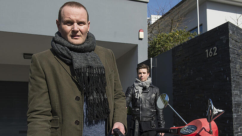 "Tatort: Söhne und Väter": Kriminalhauptkommissar Jens Stellbrink (Devid Striesow, li.) mit Pascal Weller (Emil Reinke)