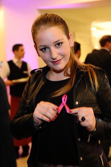 Luzie Seitz auf der Pink Charity Night