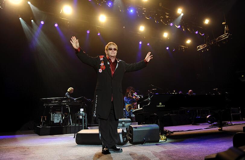 Elton John in der Olympiahalle: Große Gefühle mir Siebzger-Rock und Klavier. Die Bilder