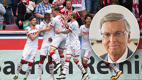 Haben zur Zeit öfters Grund zu jubeln &ndash; auch am Samstag gegen den FC Bayern? Die Profis des 1. FC Köln.