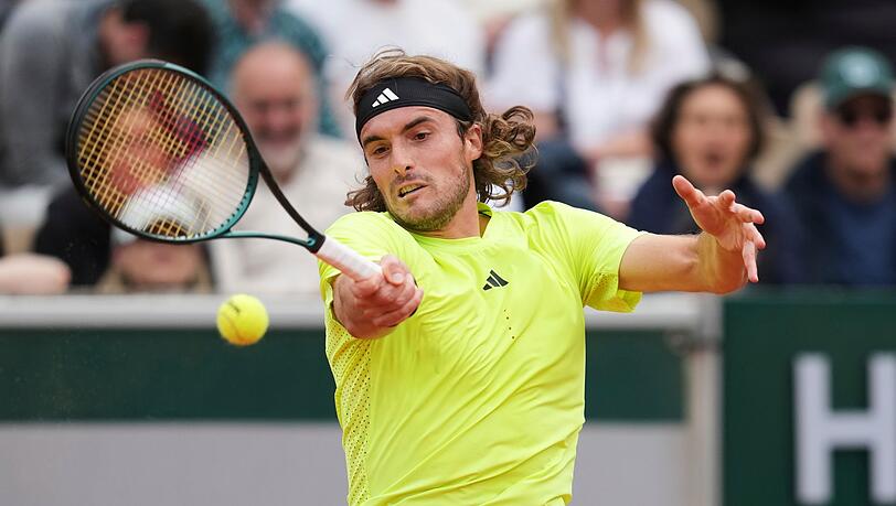 Stefanos Tsitsipas schl&auml;gt erstmals in M&uuml;nchen auf. (Archivbild)