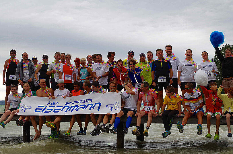 Der Bayerische Eisenmann 2015: Ein rundum gelungener Triathlon am stürmischen Starnberger See.