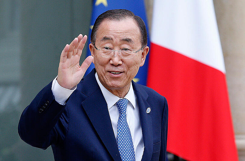 Der UN-Generalsekretär, Ban Ki Moon.