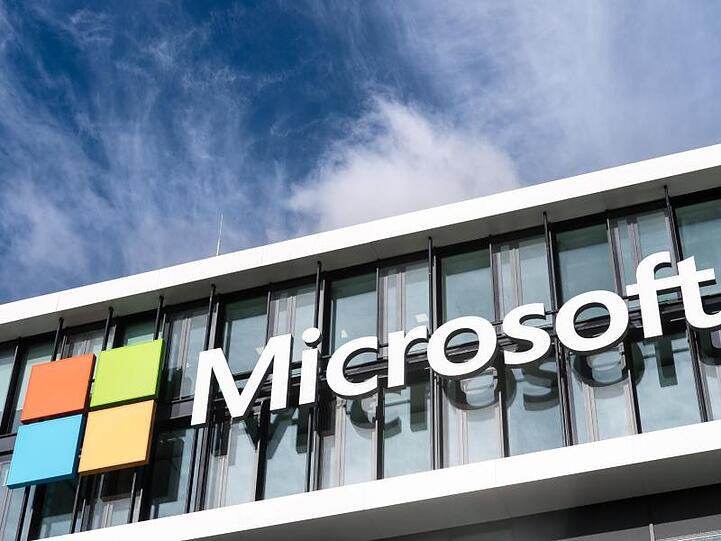 Die Microsoft-Deutschland-Zentrale in München.