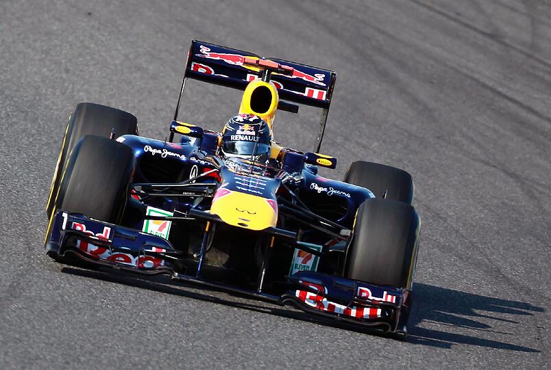 Suzuka. Sebastian Vettel in seinem Red-Bull-Racing-Boliden