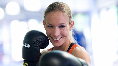 Christine Theiss im Ring.