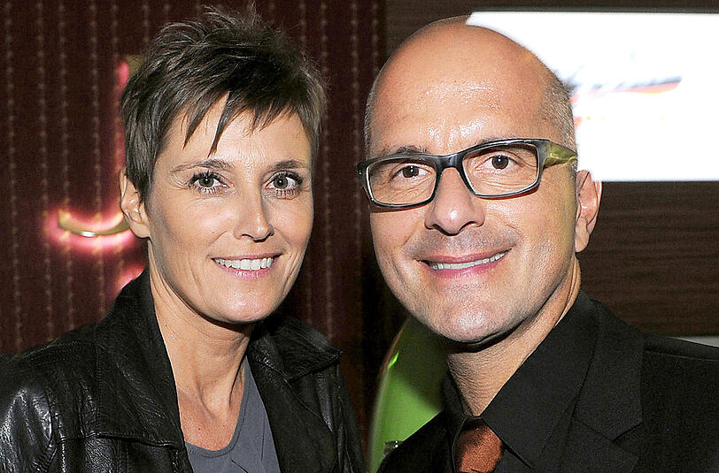 Christoph Maria Herbst und seine Frau Gisi. Die beiden sind seit 2012 verheiratet.